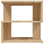 vidaXL Table d'appoint Chêne sonoma 40x40x40 cm Aggloméré