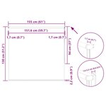 vidaXL Store enrouleur occultant café 155x130cm largeur du tissu