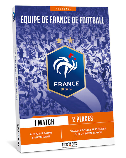 Coffret cadeau - TICKETBOX - Equipe de France de Football