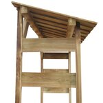 vidaXL Abri de stockage du bois de chauffage 150x44x176 cm Pin imprégné
