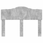 vidaXL Tête de lit Gris béton 120 cm Bois d'ingénierie