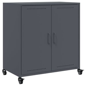 vidaXL Buffet anthracite 68x39x72 cm acier