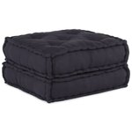 vidaXL Canapé modulaire anthracite 70x70x36 tissu