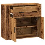 vidaXL Buffet vieux bois 80x33x70 cm bois d'ingénierie