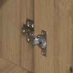 vidaXL Buffet 2 Pièces Chêne artisanal 60 x 31 x 84 cm Bois d'ingénierie