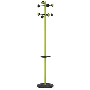 Portemanteau Accueil - 8 patères - Vert anis