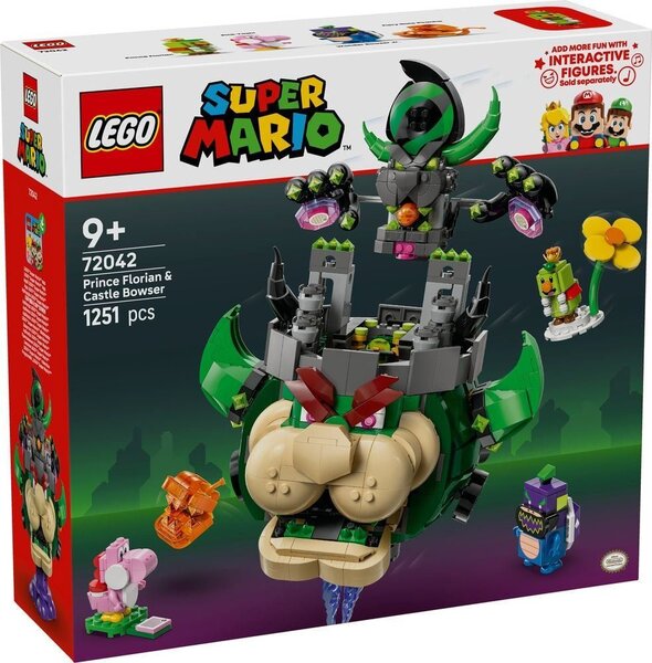 LEGO Super Mario - Set Prince Florian et Château de Bowser - 72042 pour Jeux de Rôle
