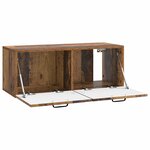 vidaXL Meuble TV mural Bois ancien 78 5 x 31 x 30 cm Bois d'ingénierie