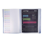 Trieur PP 5/10e opaque 12Comp. Ass. EXACOMPTA