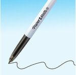 Paper Mate 045 - Boite de 50 Stylos bille avec capuchon - Noir - Pointe 1.0mm