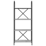 vidaXL Étagère Gris Sonoma 60 x 30 x 146 cm Bois d'ingénierie