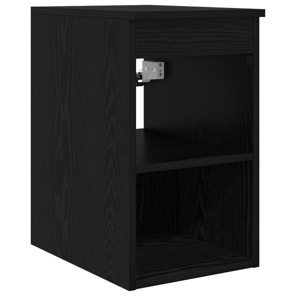 vidaXL Meuble de Salle de Bain In-between Chêne noir 30 x 41 x 50 cm