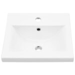 vidaXL Cabinet de lavabo Chêne noir 41 x 39 x 62 cm Bois d'ingénierie