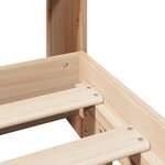 vidaXL Cadre de lit sans matelas 140x200 cm bois massif de pin