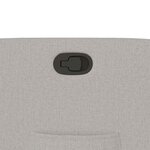 vidaXL Fauteuil inclinable gris nuage tissu