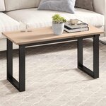 vidaXL Dessus de table 90x40x1 7 cm rectangulaire bois de pin massif