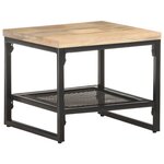 vidaXL Table d'appoint 40x40x35 cm Bois de manguier massif