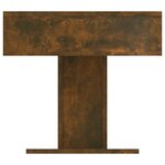 vidaXL Table basse Chêne fumé 96x50x45 cm Bois d'ingénierie