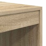 vidaXL Bureau Chêne sonoma 80 x 50 x 76 cm Bois d'ingénierie