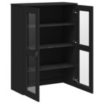 vidaXL Dessus pour buffet VIKEN noir bois d'ingénierie