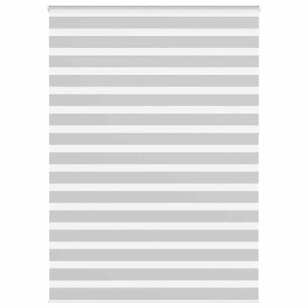 vidaXL Store zèbre gris clair largeur du tissu 150 9 cm polyester