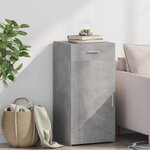 vidaXL Buffet gris béton 45x42 5x93 cm bois d'ingénierie