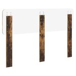 vidaXL Tête de lit Chêne fumé 140 cm Bois d'ingénierie