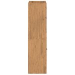 vidaXL Buffet haut avec portes chêne artisanal bois d'ingénierie