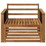 vidaXL Sofa de milieu extérieur Naturel