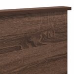 vidaXL Tête de lit Chêne brun 160 cm Bois d'ingénierie