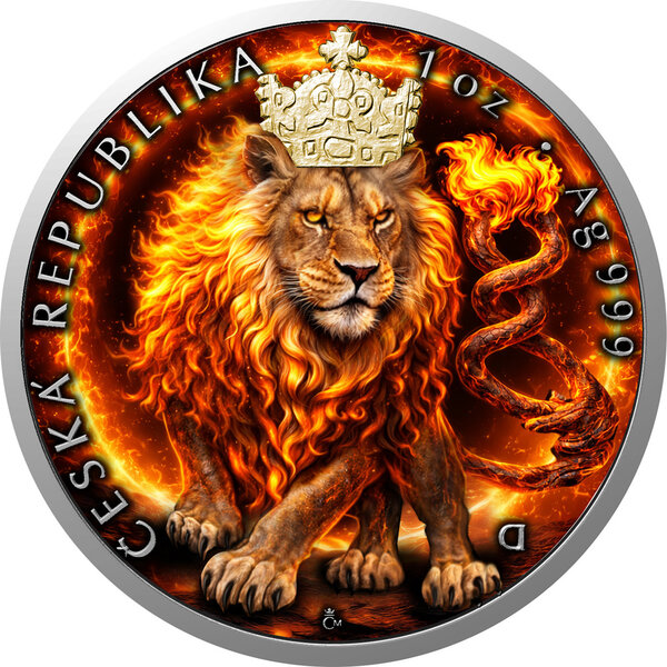 Monnaie CZECH LION Four Elements Power Coin x Czech Mint Official Edition 1 Oz Argent 2$ Niue 2026
