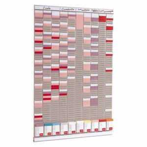 Planning multi-usages VAL-REX 10 bandes - livré avec fiches NOBO