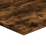 vidaXL Étagères murales 4 Pièces chêne fumé 80x40x1 5cm bois d'ingénierie
