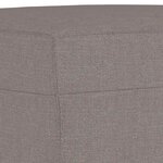 vidaXL Repose-pied Taupe 60x50x41 cm Tissu