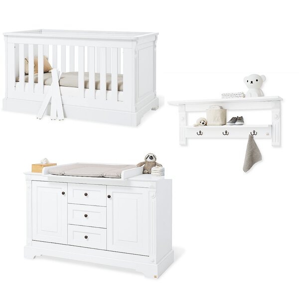 Chambre d'enfant Emilia extra large avec étagère murale 3 pièces