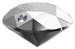 Monnaie FOREVERMARK BLACK LABEL ROUND DIAMOND 3D Shaped 3 Oz Argent 50$ Canada 2021