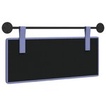 vidaXL Tête de lit suspendue tissu