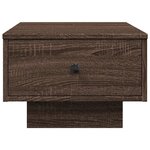vidaXL Table basse chêne marron 60x45x31 cm bois d'ingénierie