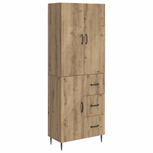 vidaXL Ensemble de Meubles 2 Pièces Chêne artisanal 66 x 34 5 x 89 5 cm