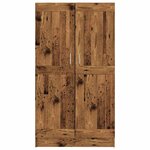 vidaXL Bibliothèque vieux bois 82 5x30 5x150 cm bois d'ingénierie