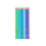Legami EV0002 - Set de 12 Crayons de couleur - Live Colorfully