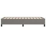 vidaXL Cadre de lit Gris foncé 100 x 200 cm Tissu
