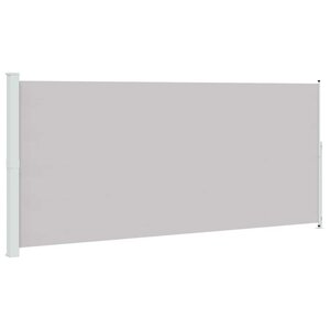 vidaXL Auvent latéral rétractable de patio 220x500 cm Gris