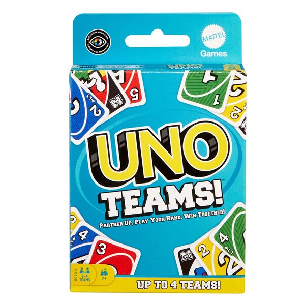 Mattel HXT58 - UNO Teams Jeu de cartes