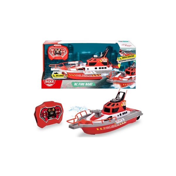 Dickie 201107000 - Bateau de Pompiers Radio Control