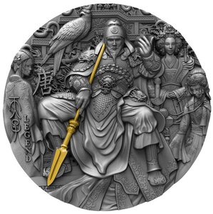 TAIZONG OF TANG Legends of the Great Chinese Emperors 2 Once Argent Monnaie 5 Dollars Niue 2023