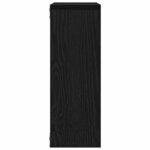 vidaXL Étagère murale chêne noir 45x16x45 cm bois d'ingénierie
