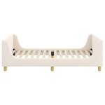 vidaXL Cadre de lit pour enfants avec tête de lit Crème 90 x 190 cm