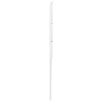 vidaXL Tête de lit Blanc 200 cm Bois d'ingénierie