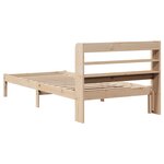 vidaXL Cadre de lit sans matelas 100x200 cm bois massif de pin